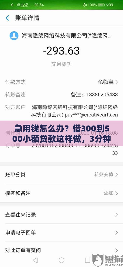 急用钱怎么办？借300到500小额贷款这样做，3分钟到账轻松应急！