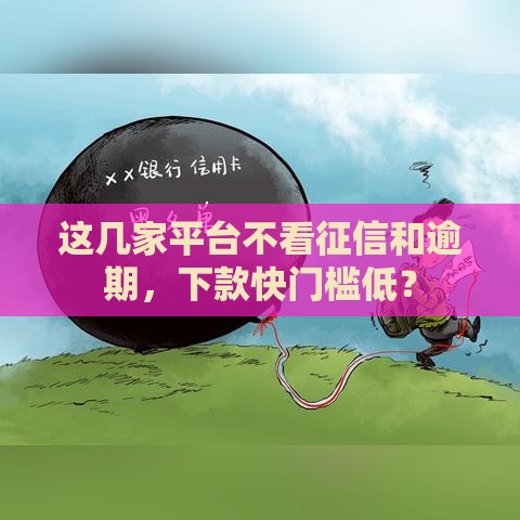 这几家平台不看征信和逾期，下款快门槛低？