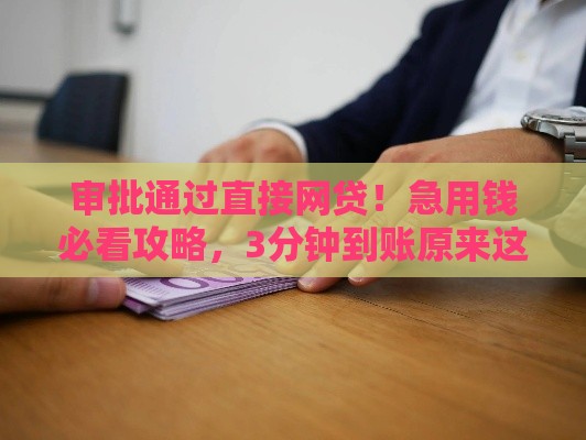 审批通过直接网贷！急用钱必看攻略，3分钟到账原来这么简单
