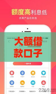 大额借款口子这样选，靠谱渠道+避坑指南