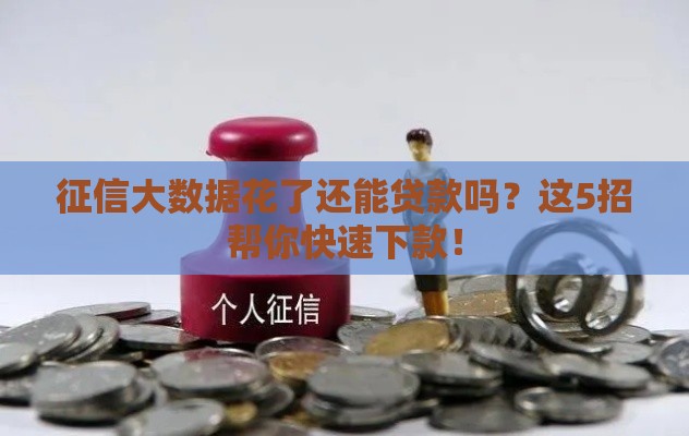 征信大数据花了还能贷款吗？这5招帮你快速下款！