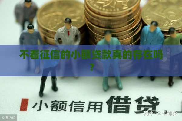 不看征信的小额贷款真的存在吗？