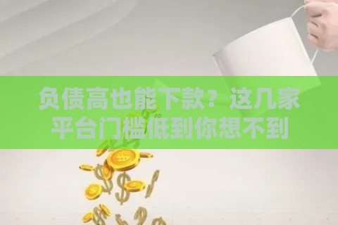 负债高也能下款？这几家平台门槛低到你想不到