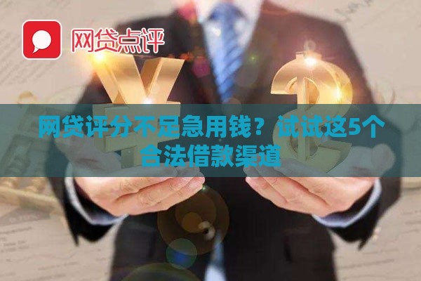 网贷评分不足急用钱？试试这5个合法借款渠道