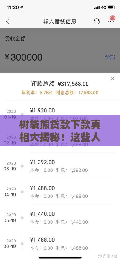 树袋熊贷款下款真相大揭秘！这些人真的拿到钱了？（附底层逻辑分析）