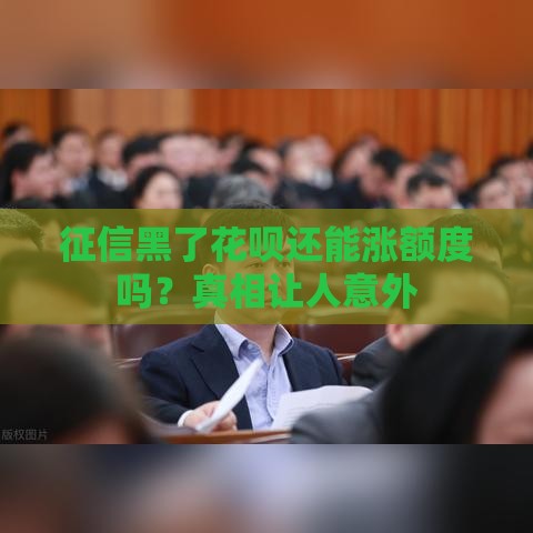 征信黑了花呗还能涨额度吗？真相让人意外
