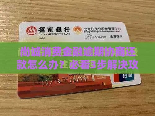 尚诚消费金融逾期协商还款怎么办？必看3步解决攻略