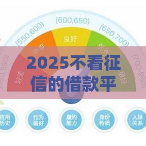 2025不看征信的借款平台避坑指南