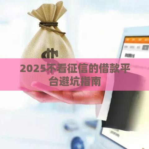2025不看征信的借款平台避坑指南