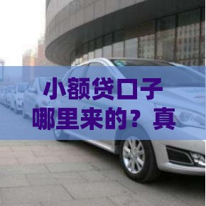 小额贷口子哪里来的？真实来源+避坑指南全解析