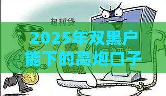 2025年双黑户能下的高炮口子有哪些？这些渠道还能试试看！