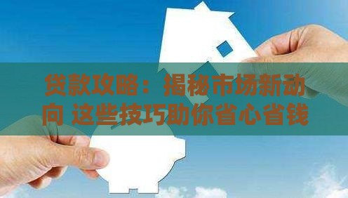 贷款攻略：揭秘市场新动向 这些技巧助你省心省钱！