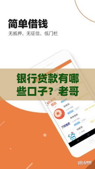 银行贷款有哪些口子？老哥必看的正规渠道+避坑指南