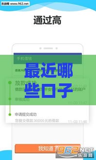 最近哪些口子好下款？实测这5个平台通过率高，老哥速看！