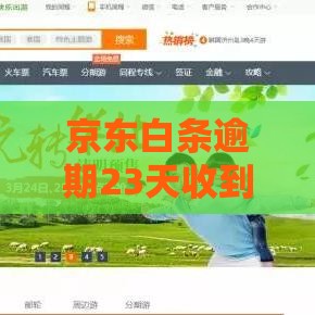 京东白条逾期23天收到催收函？别慌！3招教你妥善处理避免影响征信