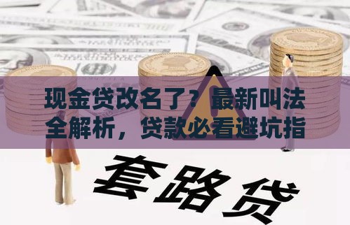 现金贷改名了？最新叫法全解析，贷款必看避坑指南！