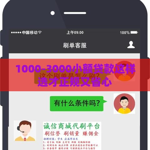 1000-3000小额贷款这样选才正规又省心
