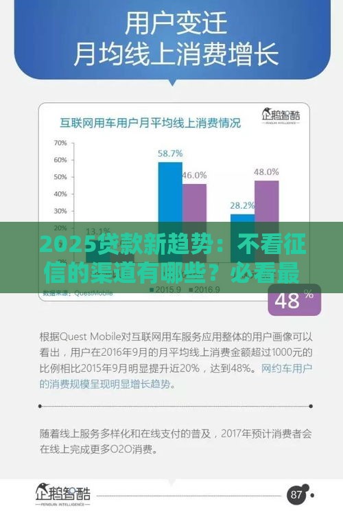 2025贷款新趋势：不看征信的渠道有哪些？必看最新推荐！