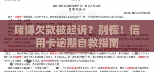 赌博欠款被起诉？别慌！信用卡逾期自救指南