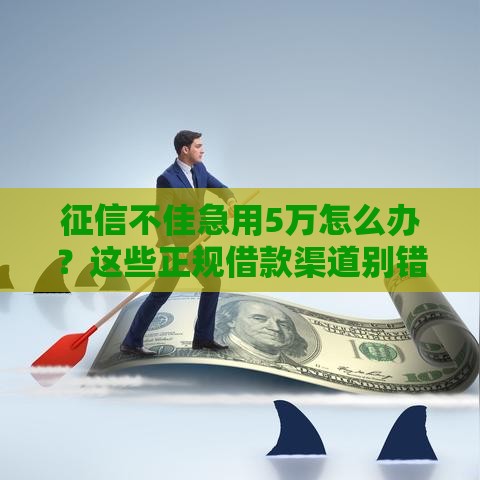 征信不佳急用5万怎么办？这些正规借款渠道别错过！