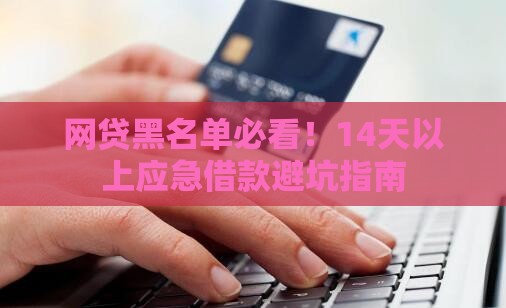 网贷黑名单必看！14天以上应急借款避坑指南