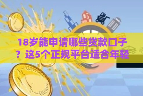 18岁能申请哪些贷款口子？这5个正规平台适合年轻人试试！