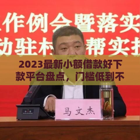 2023最新小额借款好下款平台盘点，门槛低到不敢信！
