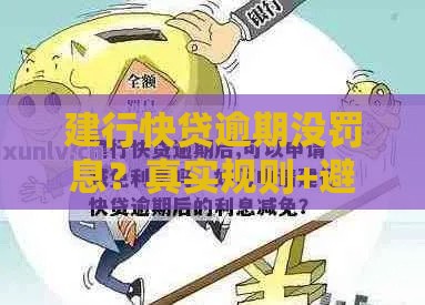 建行快贷逾期没罚息？真实规则+避坑指南