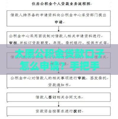 太原公积金贷款口子怎么申请？手把手教你轻松搞定！
