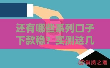 还有哪些系列口子下款稳？实测这几类通过率高