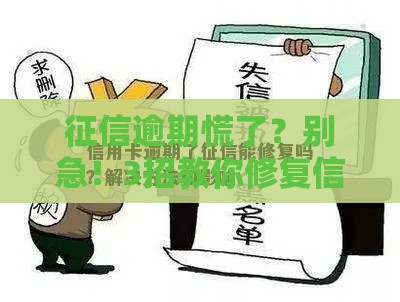 征信逾期慌了？别急！3招教你修复信用 轻松搞定贷款难题