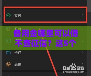 备用金哪里可以借不查征信？这5个渠道或许能救急