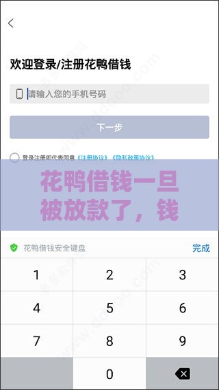 花鸭借钱一旦被放款了，钱多久到账？这些细节不注意容易踩坑！