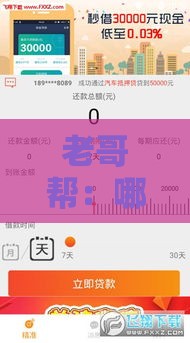 老哥帮：哪些口子下款快、门槛低？真实经验分享