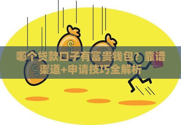 哪个贷款口子有富贵钱包？靠谱渠道+申请技巧全解析