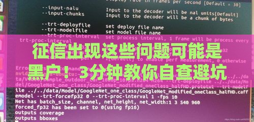征信出现这些问题可能是黑户！3分钟教你自查避坑