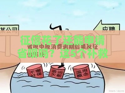 征信花了还能申请省呗吗？这5个补救技巧一定要看！