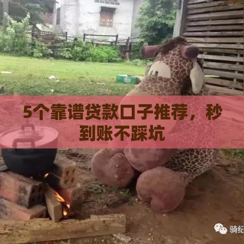 5个靠谱贷款口子推荐，秒到账不踩坑