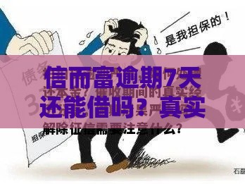 信而富逾期7天还能借吗？真实用户经验+平台政策解读