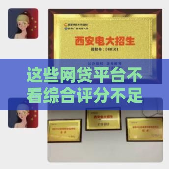 这些网贷平台不看综合评分不足