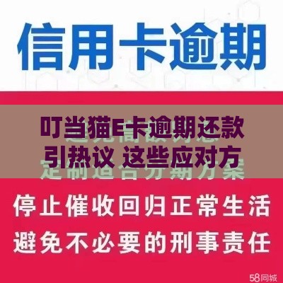叮当猫E卡逾期还款引热议 这些应对方案要记牢