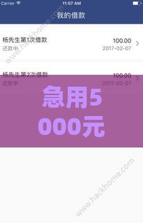 急用5000元秒下款？这5款靠谱平台亲测快至5分钟到账