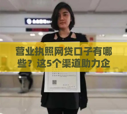 营业执照网贷口子有哪些？这5个渠道助力企业融资