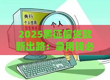 2025黑征信贷款新出路：急用钱必看这5家网贷