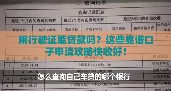 用行驶证能贷款吗？这些靠谱口子申请攻略快收好！