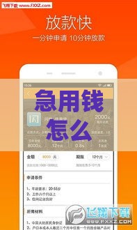 急用钱怎么办？这5类手机借钱平台正规又靠谱！