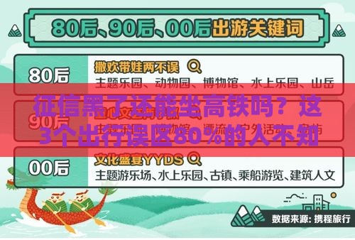 征信黑了还能坐高铁吗？这3个出行误区80%的人不知道！