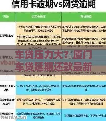 车贷压力大？厦门车贷延期还款最新政策来了！手把手教你如何申请