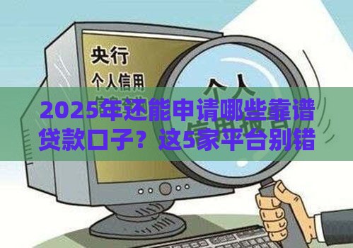 2025年还能申请哪些靠谱贷款口子?这5家平台别错过! 2025年还能申请哪些靠谱贷款口子?这5家平台别错过!