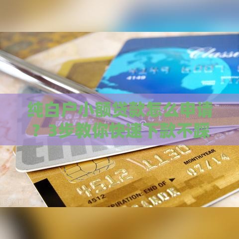 纯白户小额贷款怎么申请？3步教你快速下款不踩坑